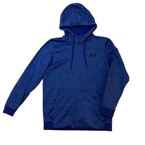 Under Armour Hoodie - Mens Small Blue Pullover Sweatshirt
